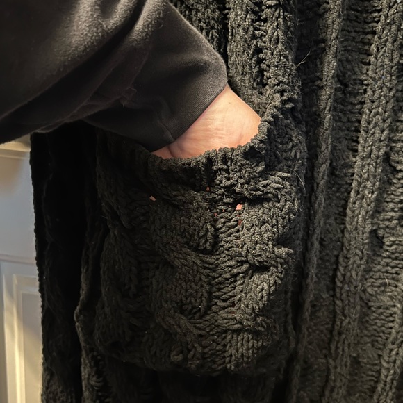 Foxblood Cable Knit Cardigan Duster XL/2XL - Picture 4 of 5